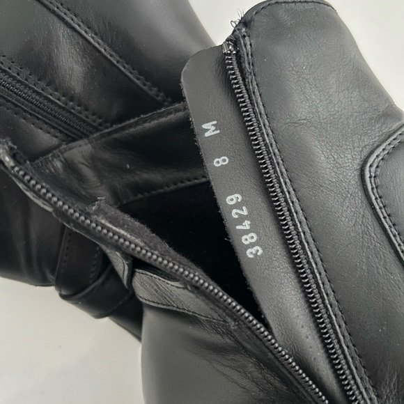 La Canadienne Black Leather Ankle Boots - Picture 6 of 7